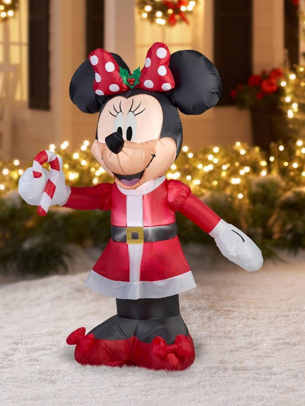 Gemmy Minnie Mouse Inflatable Yard Decoration 5 Foot